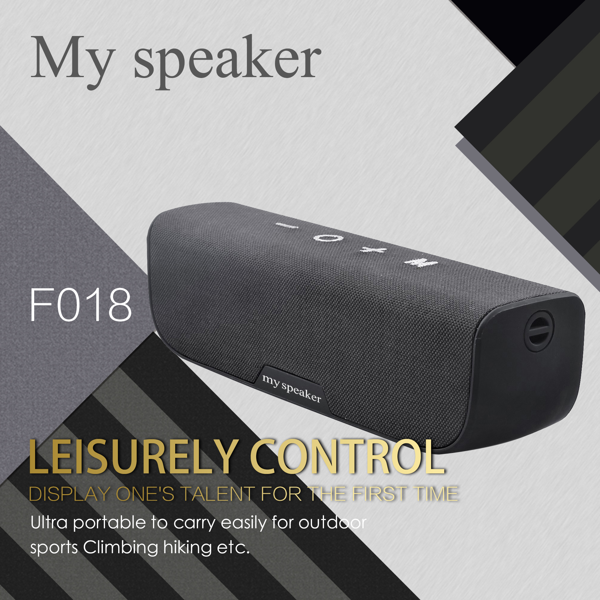 RUGGED FABRIC BLUETOOTH SPEAKER