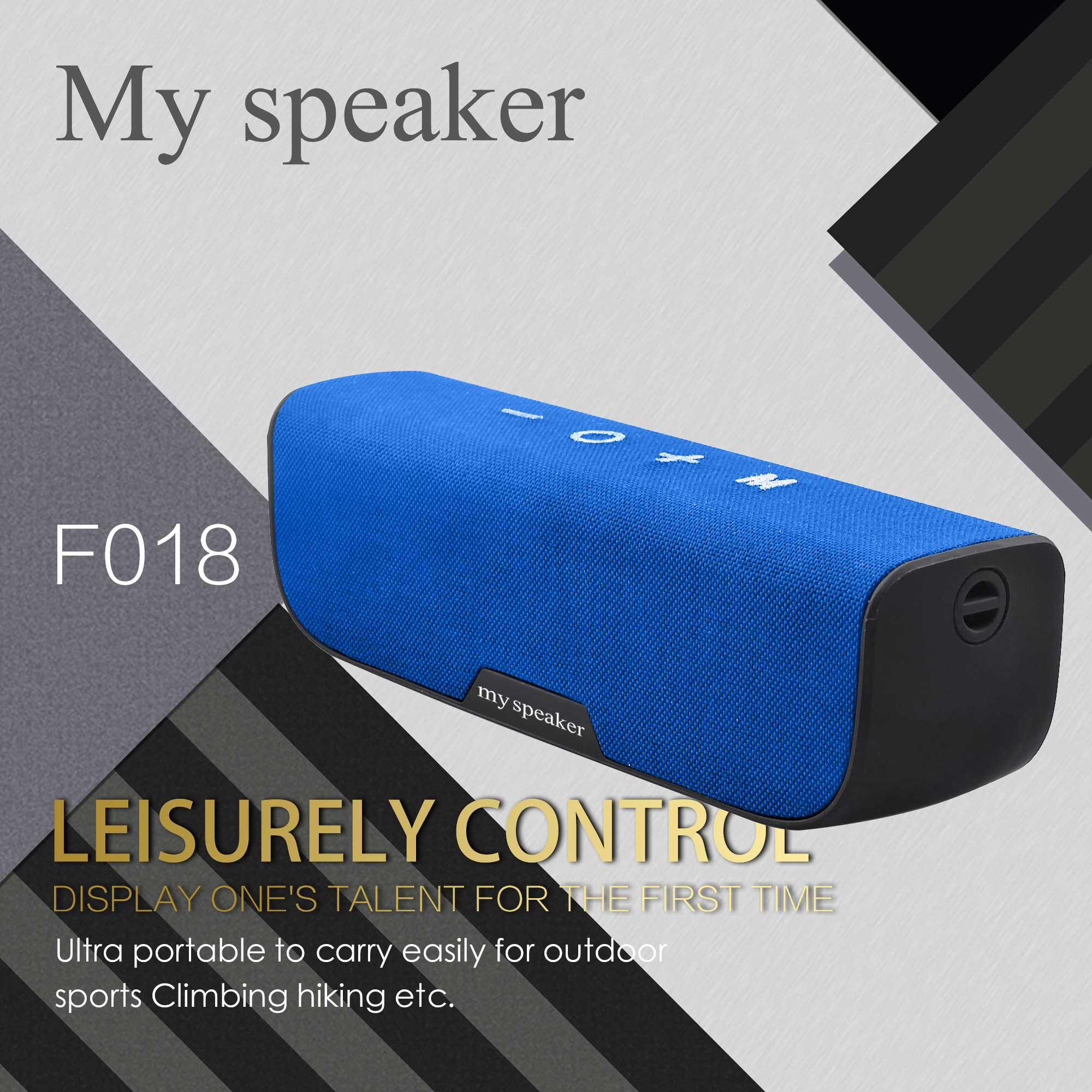 RUGGED FABRIC BLUETOOTH SPEAKER
