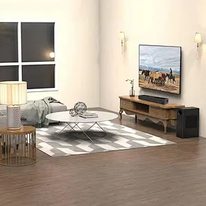 80W 2.1ch Soundbar with Powerful Wireless subwoofer, S-Force PRO Front Surround Sound, and Dolby Digital.