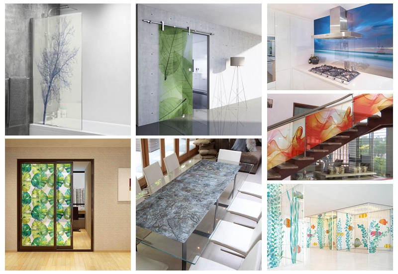 digital printed glass applications-SZG