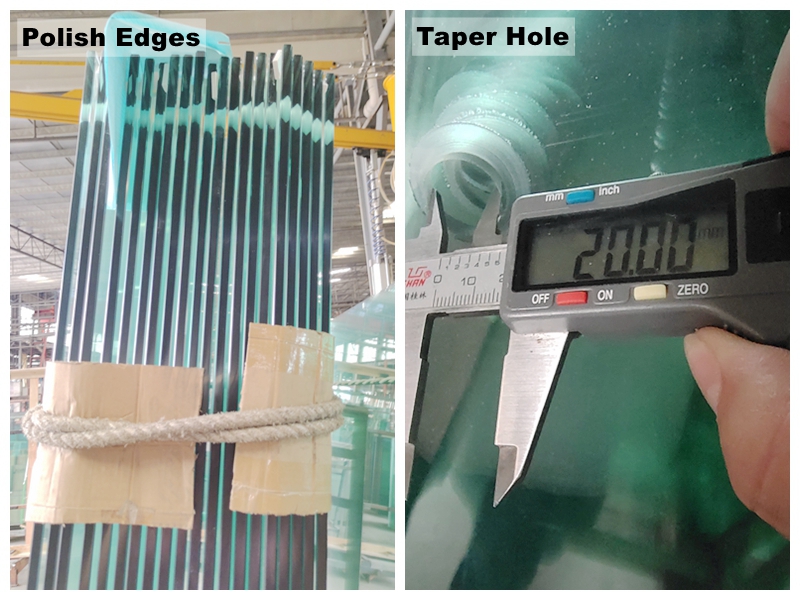 12mm toughened glass for padel court-SZG