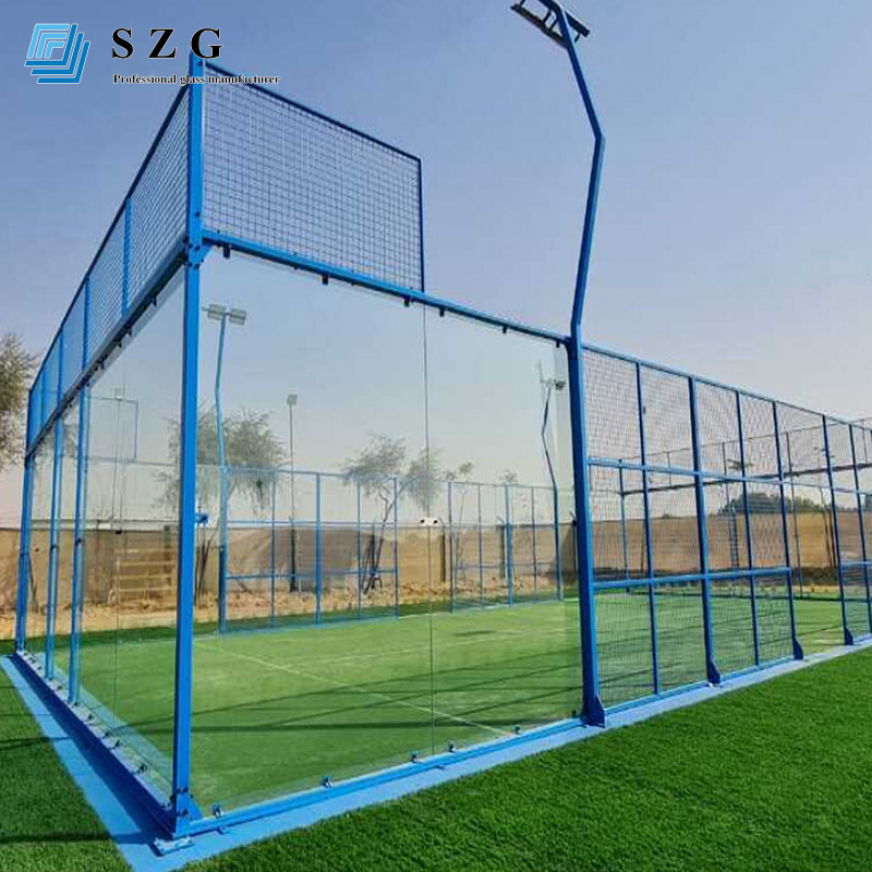 13.52mm laminated glass padel court-SZG