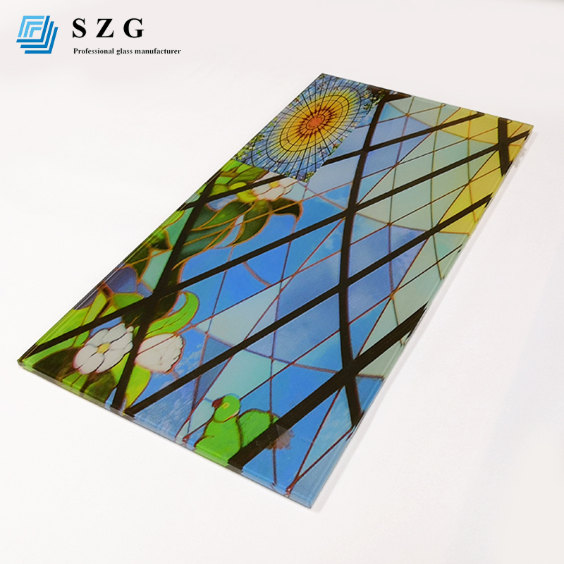 SZG digital printed tempered glass