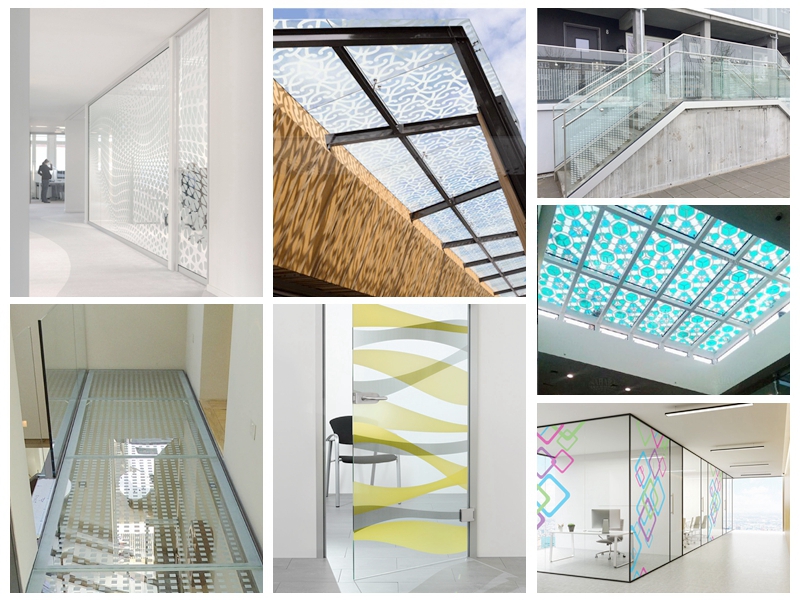 SZG silk screen tempered laminated glass