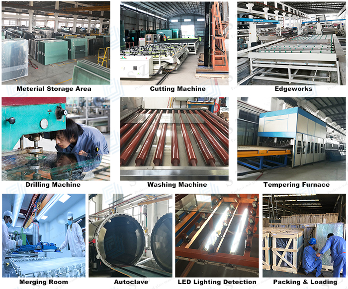 SZG laminated glass production