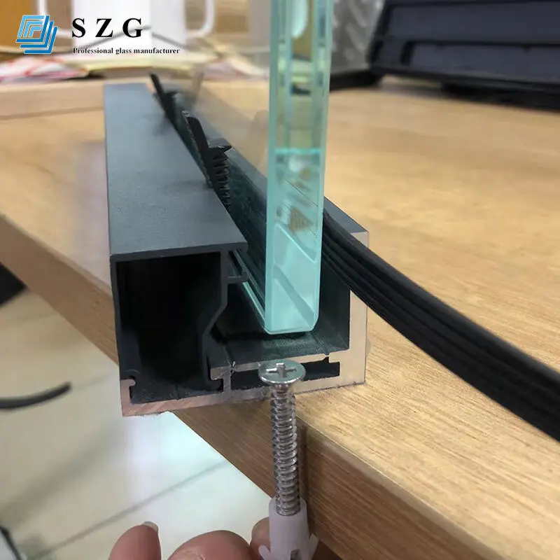 SZG 10mm clear tempered glass for partition wall