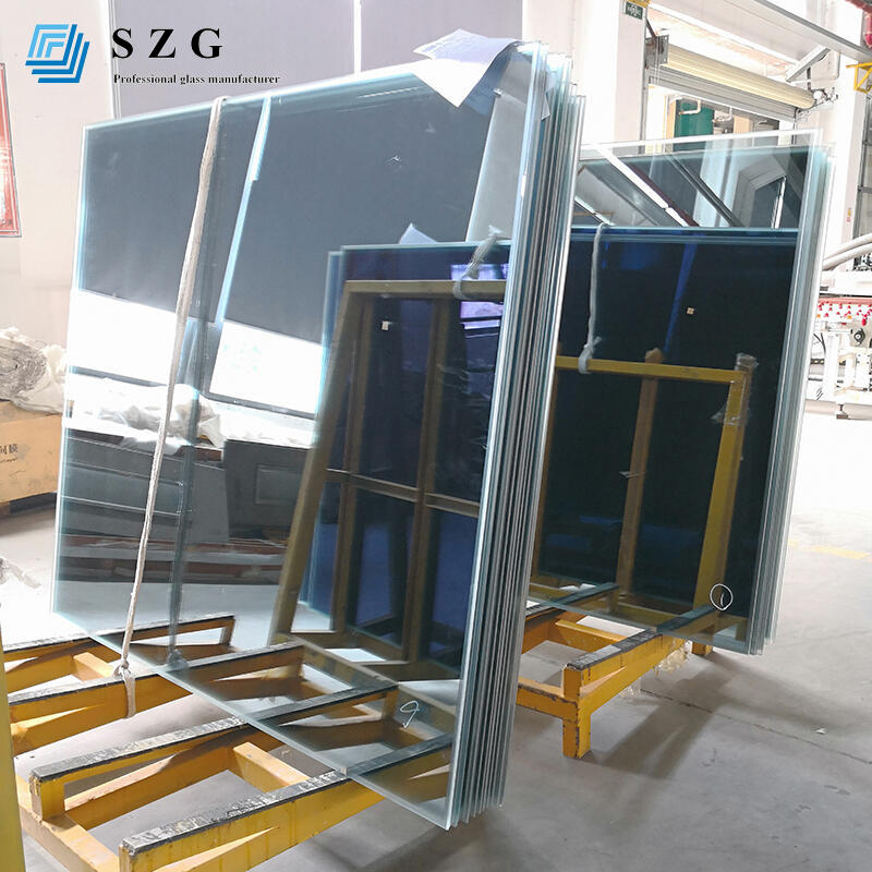ford blue tinted tempered glass-SZG