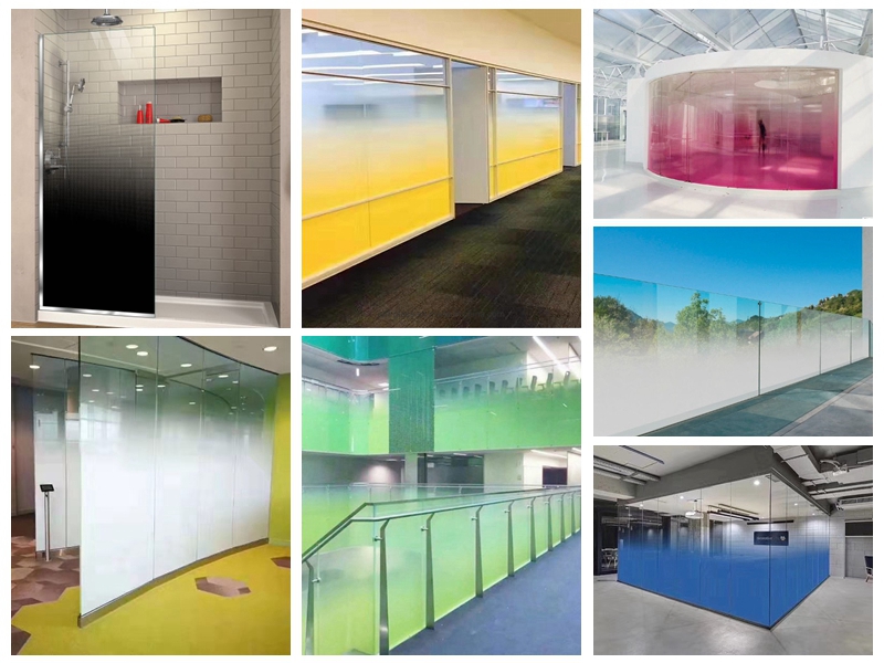 SZG curved gradient laminated glass