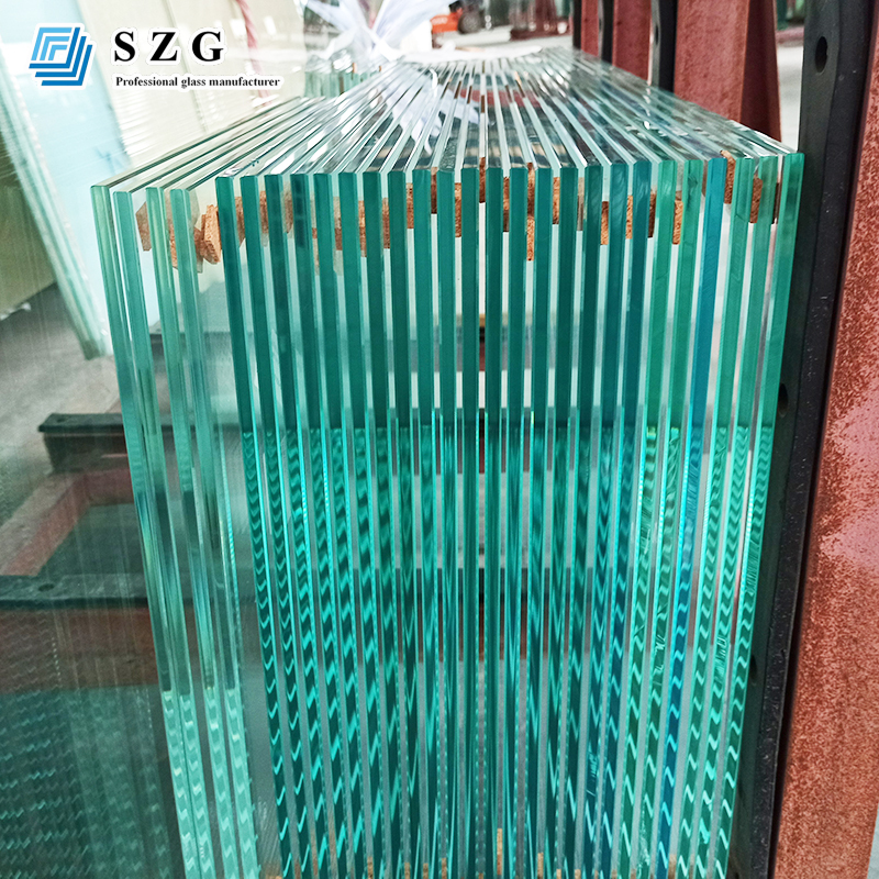 8mm low iron extra clear tempered glass-SZG