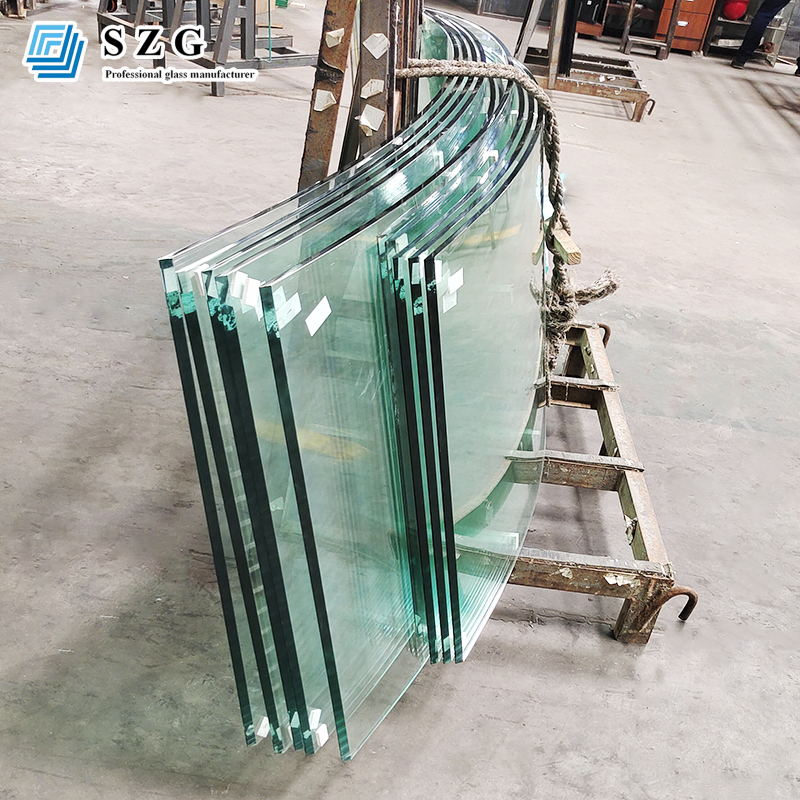 19mm curved toughened safety glass-SZG