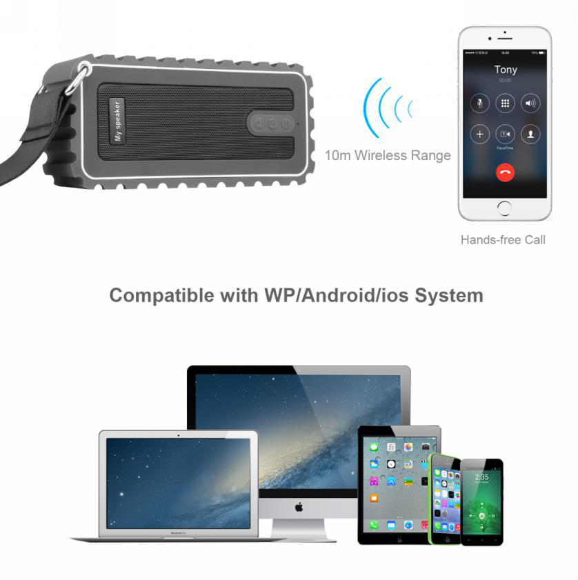 WATERPROOF BLUETOOTH SPEAKER