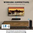 80w subwoofer home theater with optical coaxial function