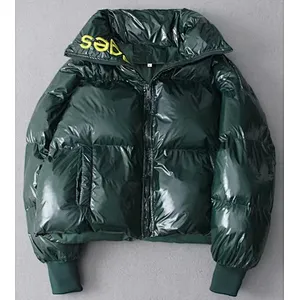 Shiny Color Waterproof Women Padded Jacket