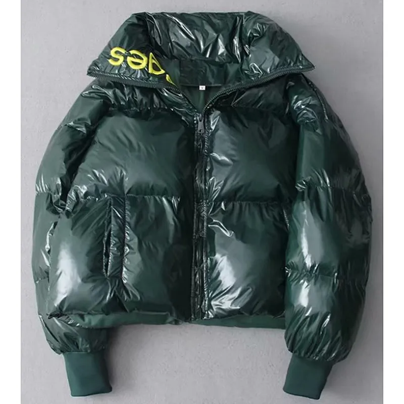 Shiny Color Waterproof Women Padded Jacket