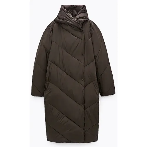 Hooded Collar Quilting Padded women jacket