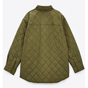 Quilted Oversize Padded Shacket