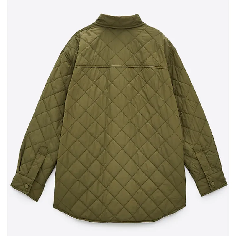 Quilted Oversize Padded Shacket
