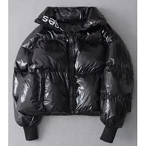 Shiny Color Waterproof Women Padded Jacket