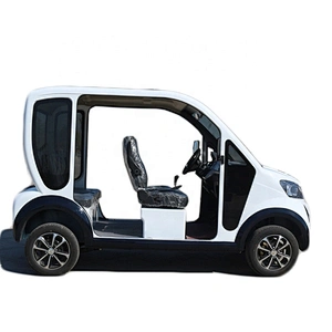 Electric patrol car double row four-wheel five-seat sightseeing car cabin cruiser