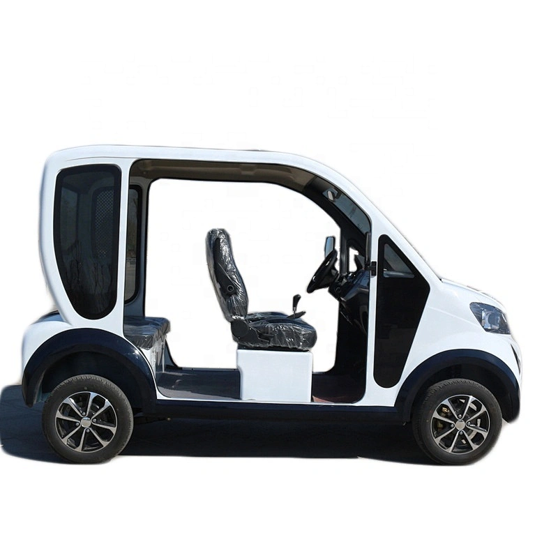 Electric patrol car double row four-wheel five-seat sightseeing car cabin cruiser