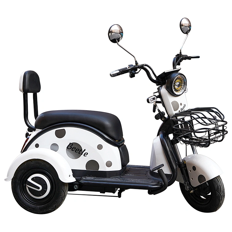 CE trike 3 wheel electric tricycle 500w 3 passenger electric tricycle electric pedal tricycle