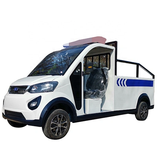 Electric truck semi-closed cargo battery truck with a trunk 4 wheel electric trike