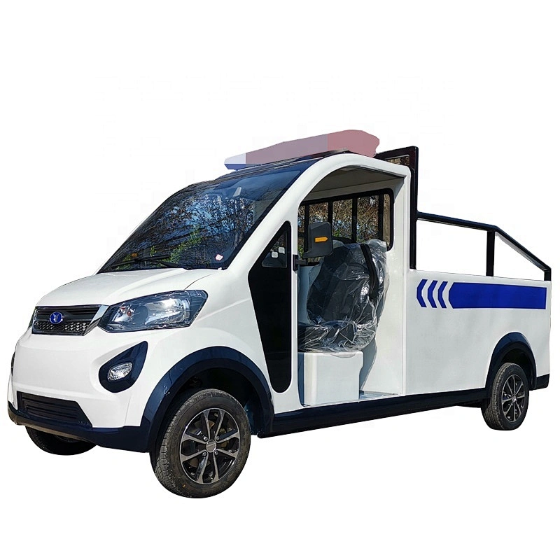 Electric truck semi-closed cargo battery truck with a trunk 4 wheel electric trike