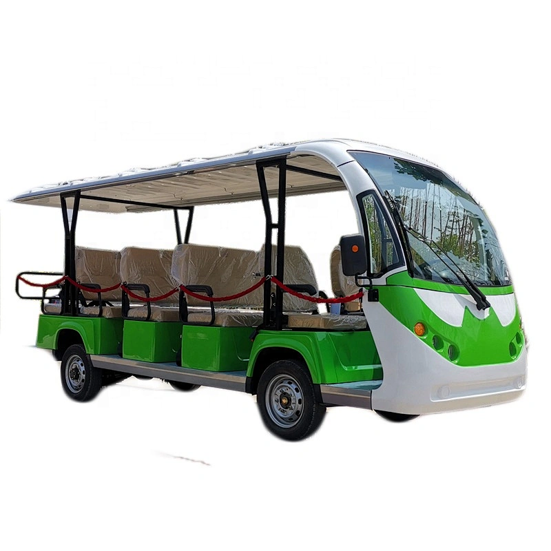 hotel campus use four-wheel electric car 14-seat scenic spot sightseeing electric quadricycle