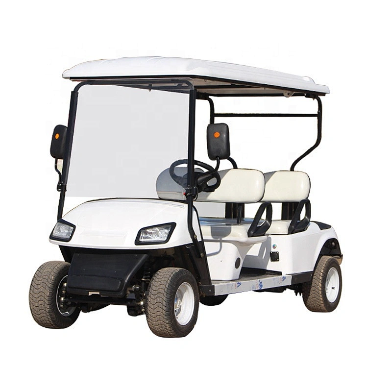 tourist attraction electric car airport hotel reception car 4 seater electric powered golf cart