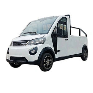 Electric truck semi-closed cargo battery truck with a trunk 4 wheel electric trike