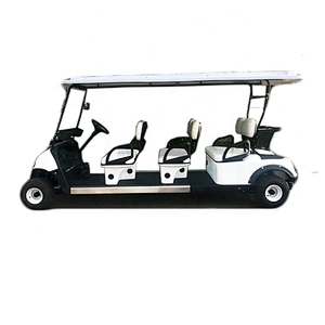 6-seat electric four-wheel golf cart scenic spot tourist spot tour car real estate viewing battery reception car