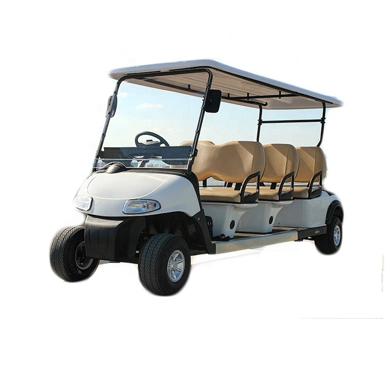 6-seat electric four-wheel golf cart scenic spot tourist spot tour car real estate viewing battery reception car