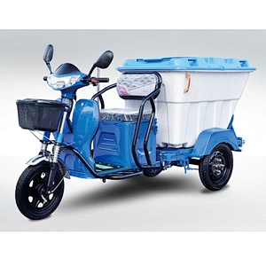 Electric Sanitation Vehicles for city clean rikshaw motor dump garbage truck