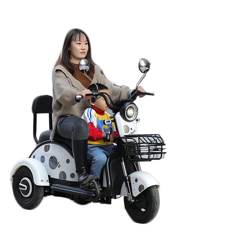 CE trike 3 wheel electric tricycle 500w 3 passenger electric tricycle electric pedal tricycle