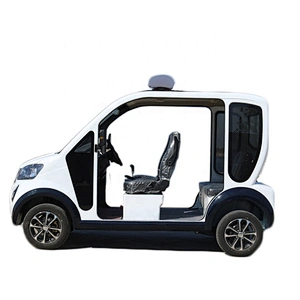 Electric patrol car double row four-wheel five-seat sightseeing car cabin cruiser
