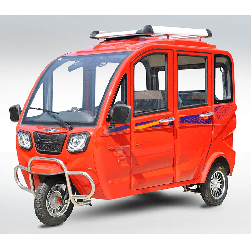 mid-east fully enclosed closed electric 3 wheel trike mobility scooter tuk tuk rickshaw for sale