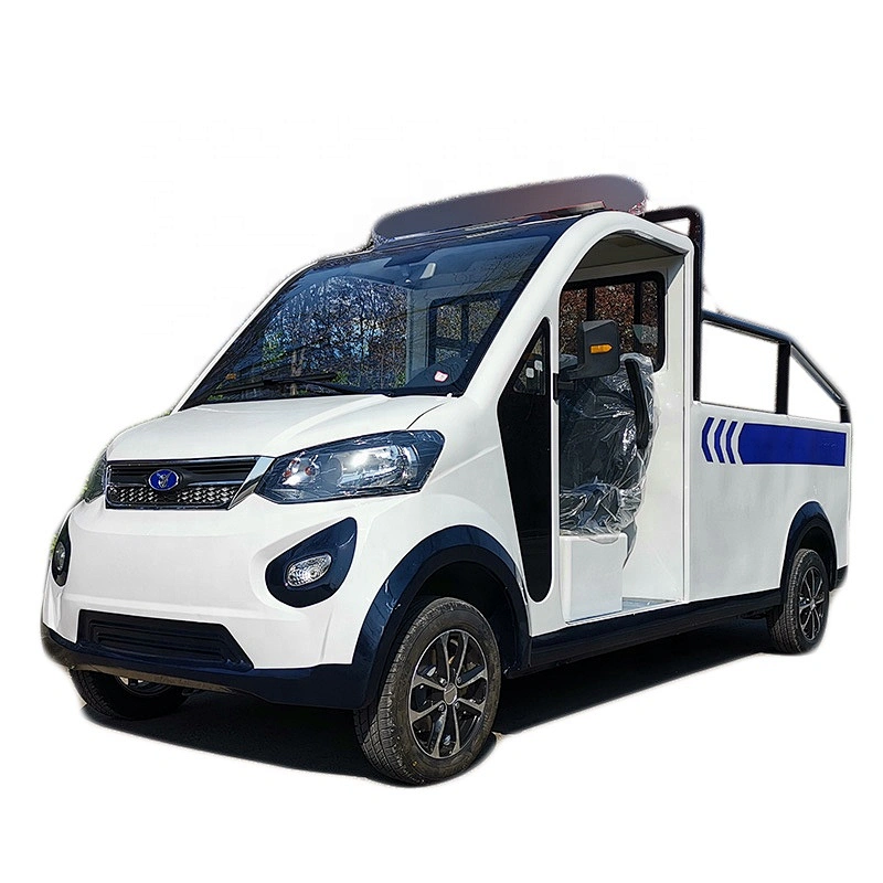 Electric truck semi-closed cargo battery truck with a trunk 4 wheel electric trike