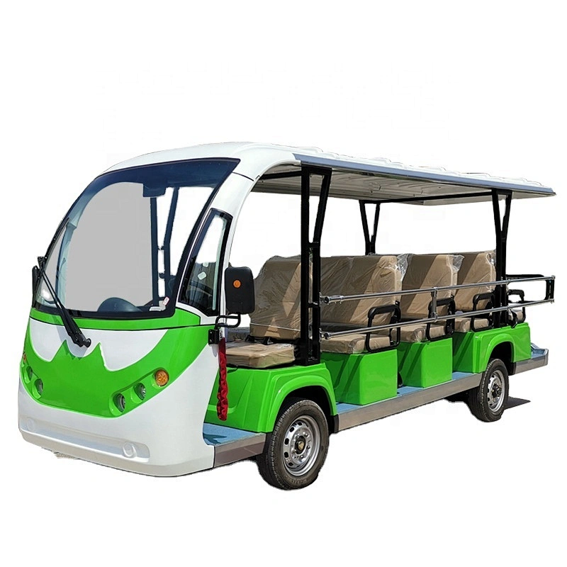 hotel campus use four-wheel electric car 14-seat scenic spot sightseeing electric quadricycle