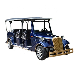 Electric old car scenic spot electric sightseeing car residential building house viewing school hotel resort reception car