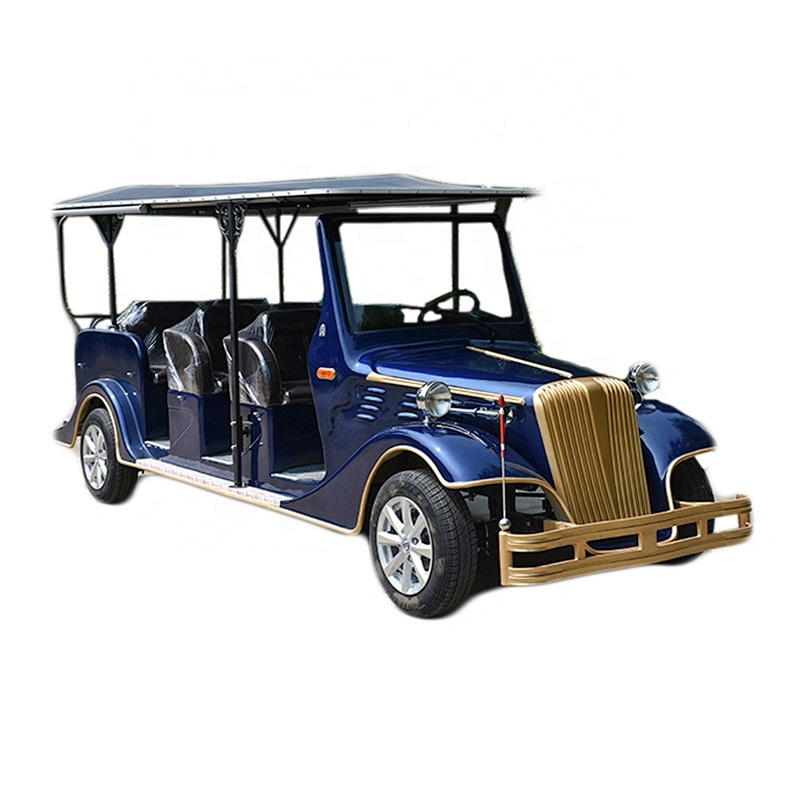 Electric old car scenic spot electric sightseeing car residential building house viewing school hotel resort reception car