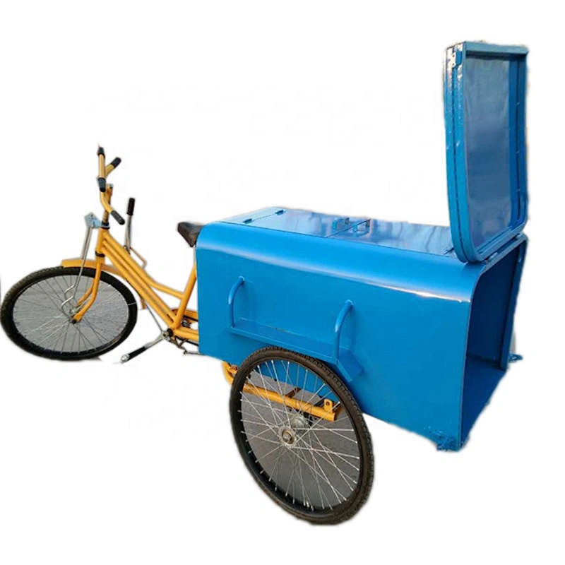 Factory direct human sanitation tricycle pedals tricycle cleaning truck wholesale price