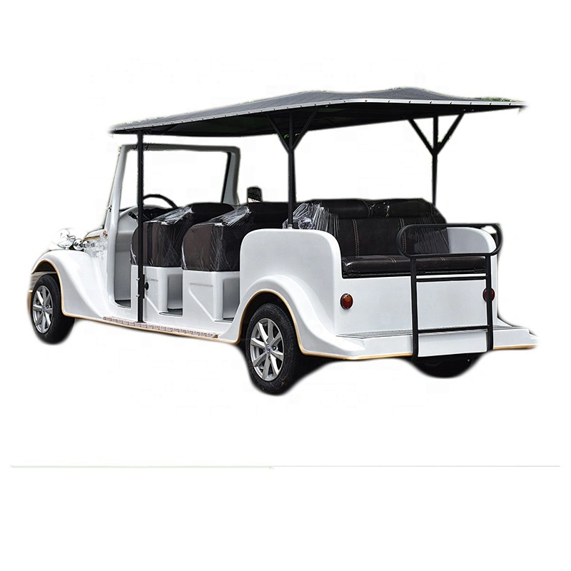 Electric old car scenic spot electric sightseeing car residential building house viewing school hotel resort reception car