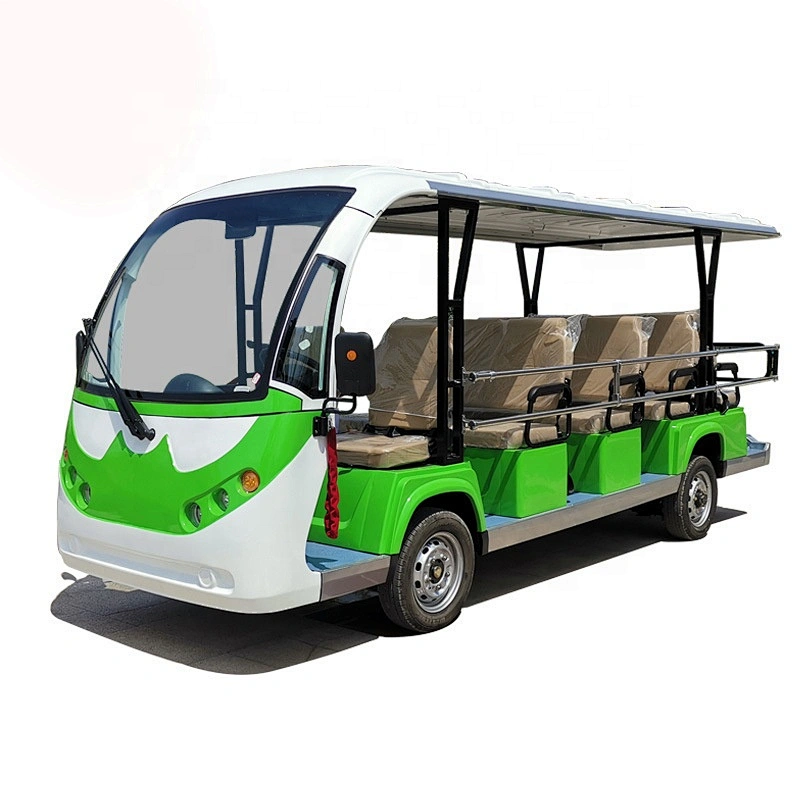 hotel campus use four-wheel electric car 14-seat scenic spot sightseeing electric quadricycle