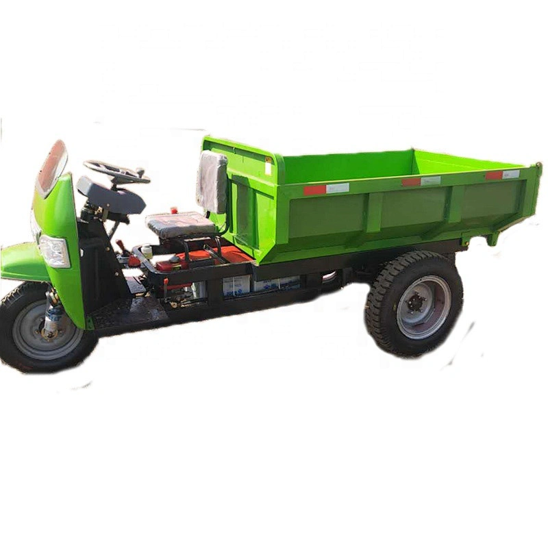 hot selling electric cargo dump truck 2 tons 3 tons three wheel dump tricycle engineering tricycle