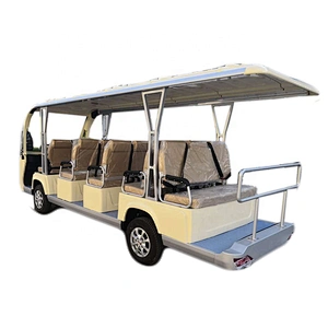 4 row 14 passengers Electric 4 wheel tour bus sightseeing car & bus