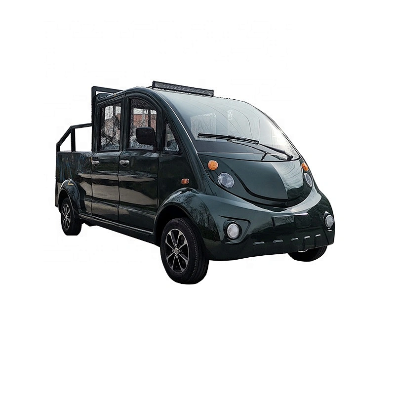 Electric patrol truck four wheel electric patrol car double cabin pickup truck
