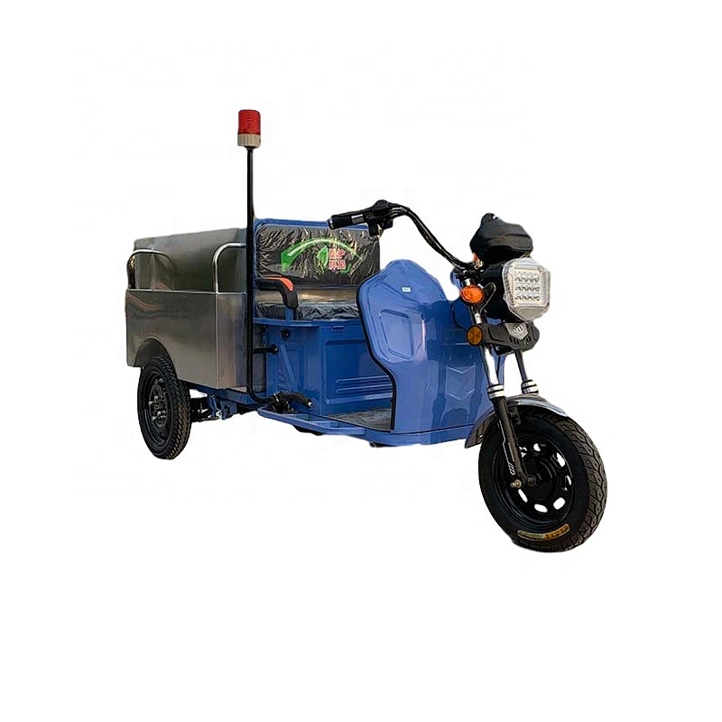 pickup trucks for sale stainless steel closed cabin electric rubbish collection tricycle