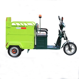 Electric single barrel cleaning Trishaw electric garbage truck street pickup truck