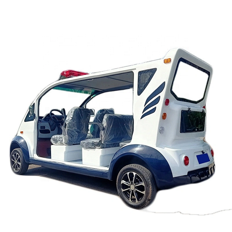 8 passengers open car without door Tourist area patrol car Customized logo optional color