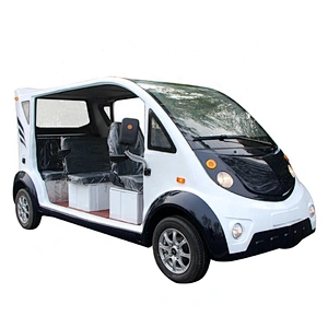 8 passengers open car without door Tourist area patrol car Customized logo optional color